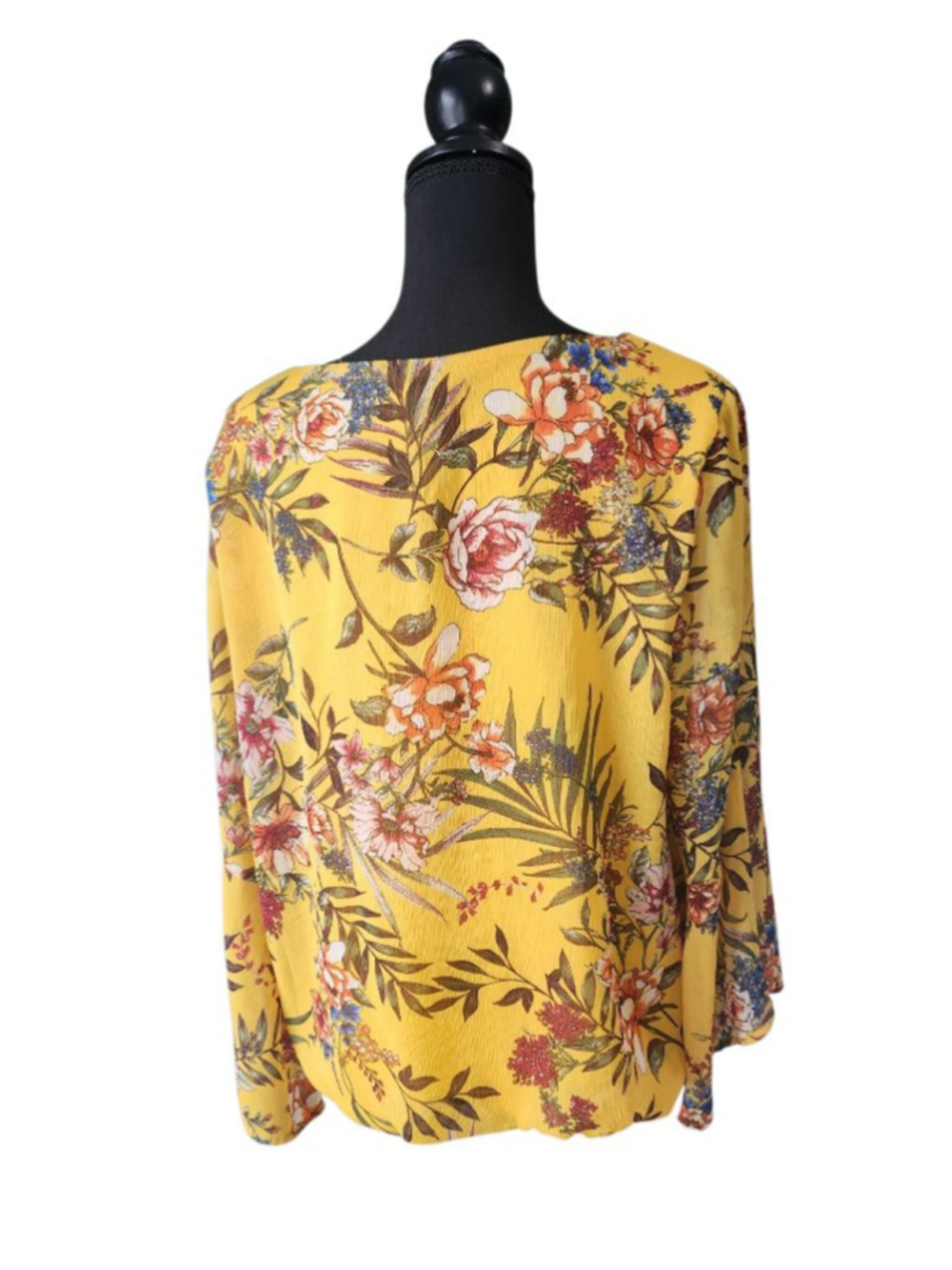 ALYX Yellow Floral Blouse L - Picture 5 of 9